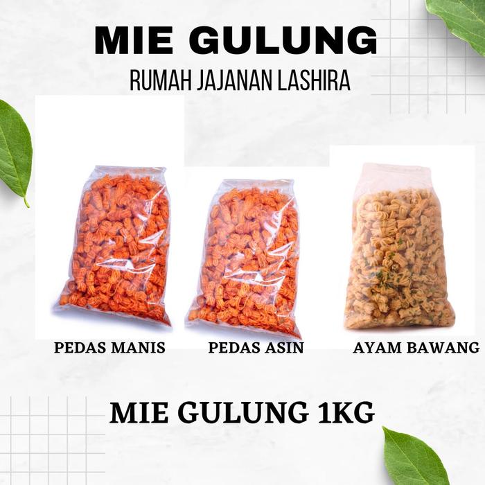 

1 kg MIE GULUNG Sultan Daun Jeruk Ayam Bawang Pedas Balado Food Msg Noodles Goreng Instan