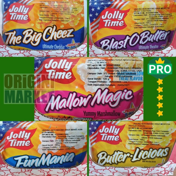 Pop Corn Jolly Time / PopCorn JollyTime ALL VARIANT