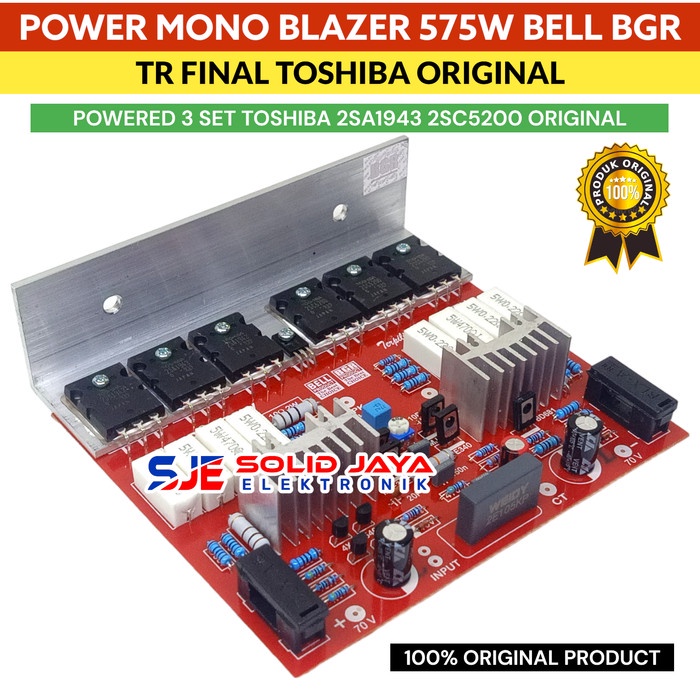 Kit Power Blazer 575W Plus Tr Transistor Final Toshiba Asli 575 Watt