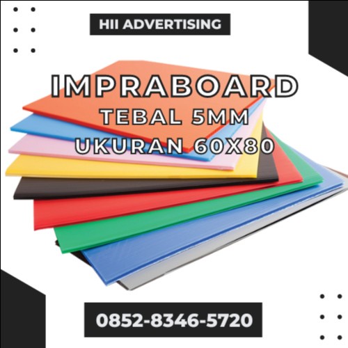 

HOT SALE! IMPRABOARD 5MM 60 x 80 Infraboard papan plastik corrugated board 3mm