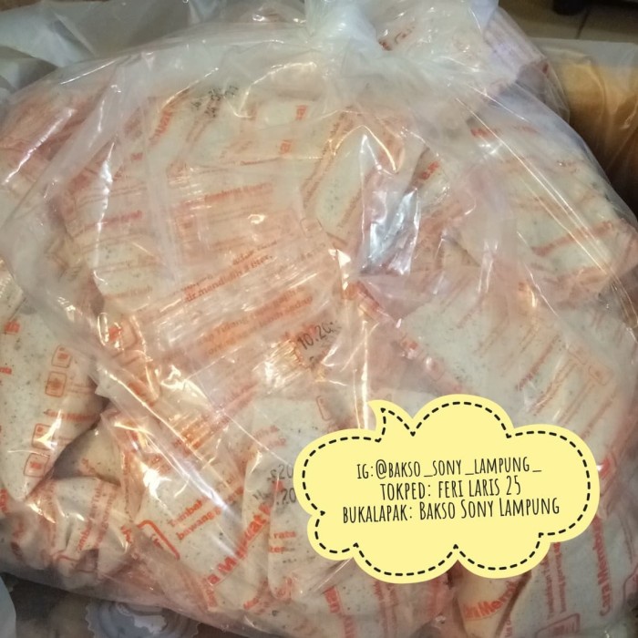 

Promo Terbatas Bakso Son Haji / Soni Lampung 100% Daging Sapi Asli Aman