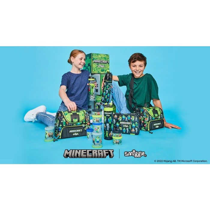 Smiggle Minecraft Backpack Lunchbag Wallet