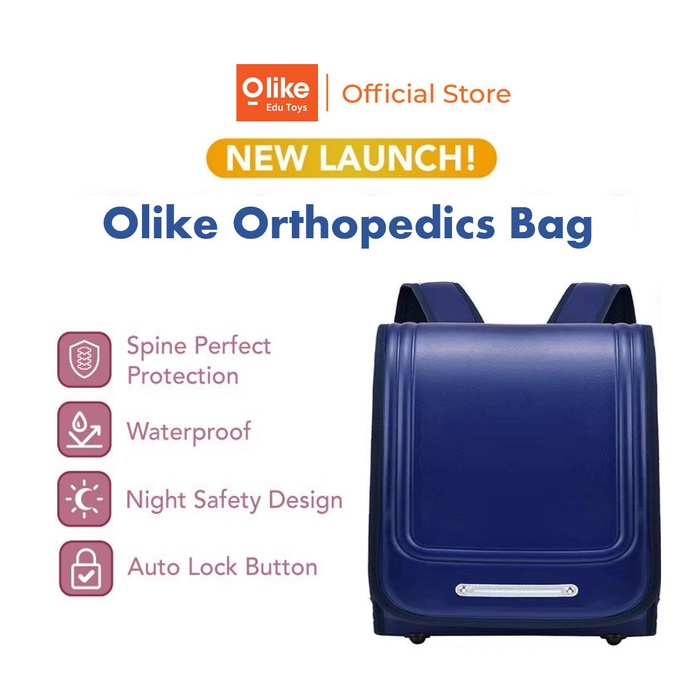 OLIKE BAG RANSEL ANAK ORTHOPEDIC BAG - EDUTOYS - GARANSI RESMI OLIKE