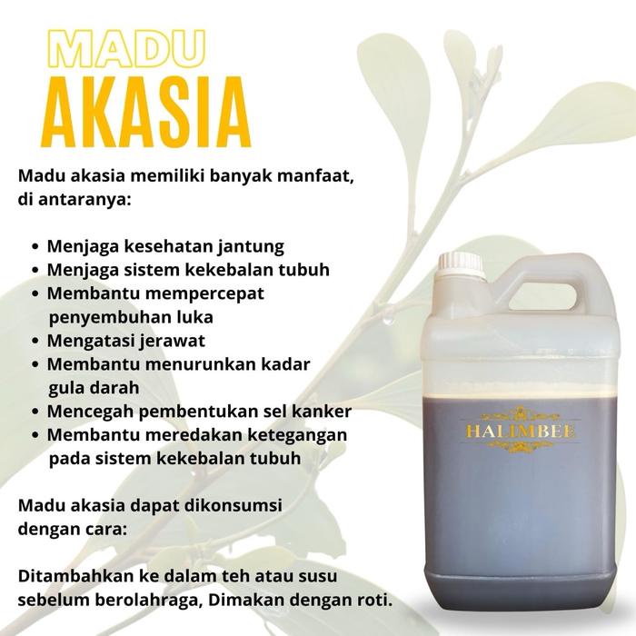 

Promo Terbatas Madu Hutan Nektar Akasia Carva 5Kg 100% Murni Garansi 100Xlipat Aman