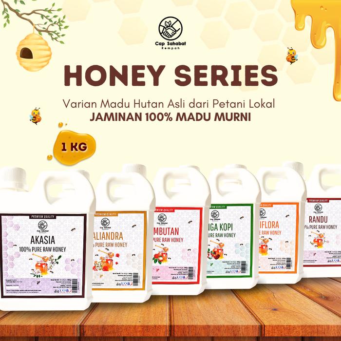 

Sale Terbatas 1Kg Madu Hutan Murni Asli / Natural Pure Raw Honey / Variant Nektar Madu Aman