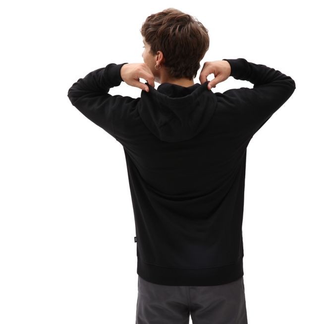 Jaket Vans Classic Pullover Hoodie Black White Original Best Seller