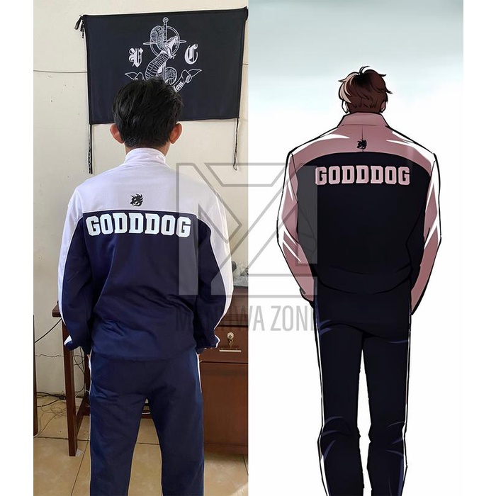 Jaket Tracktop Goddog New Chapter Seong Yohan / Tracktop Godddog Seong Yohan Cosplay Best Quality