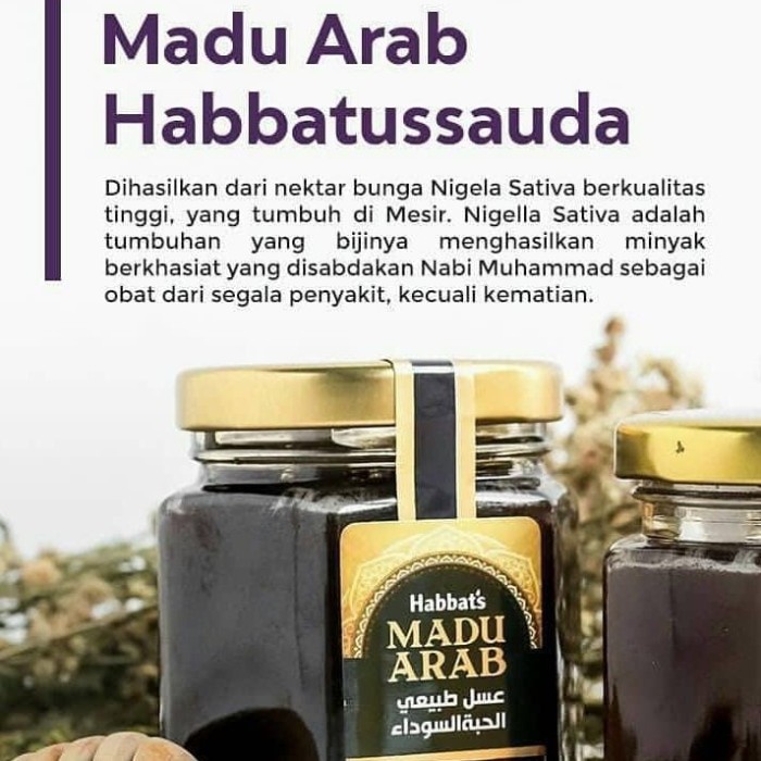 

Promo Terbatas Mafu Arab 250 Gram Madu Murni 100% Dari Nektar Bunga Habbatussauda Di Mesir Pure