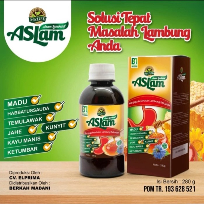 

Sale Terbatas Madu Aslam Mazied Asam Gangguan Lambung Perut Kembung Mual Muntah Temulawak Kunyit