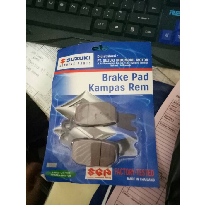 kampas rem belakang satria FU150 FI/INJEKSI ORIGINAL SGP