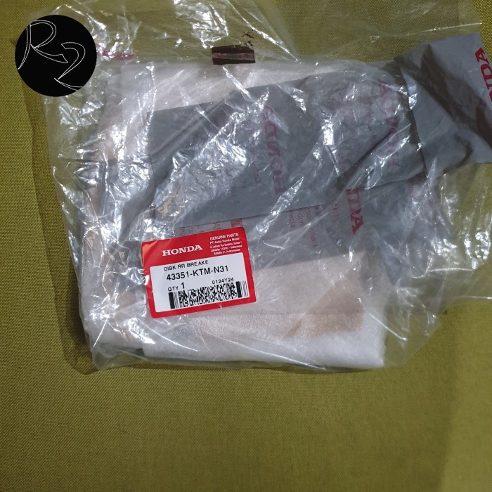 PIRINGAN CAKRAM BELAKANG SUPRAX125 ORIGINAL AHM 43351-KTM-N31