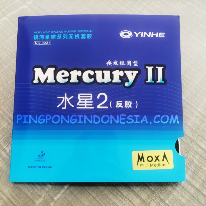 SinTShop- Yinhe Mercury II Black - Rubber Pingpong Karet Pingpong Karet Tenis Meja Rubber TenisMeja