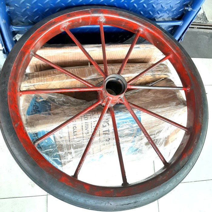 roda gerobak dorong roda gerobak air roda troli besar