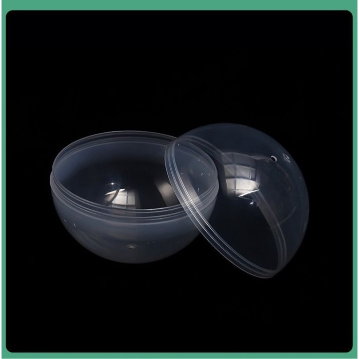 

HEMAT BOLA GACHA PLASTIK CAPSUL KOSONG TRANSPARAN AKRILIK UKURAN 4.5-6.5CM