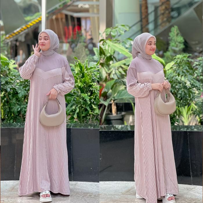 Amisha Free Hijab - ( Joley Cloth X Shireen Sungkar) Daily Muslimah Baju Wanita Knit Lebaran Terbaru
