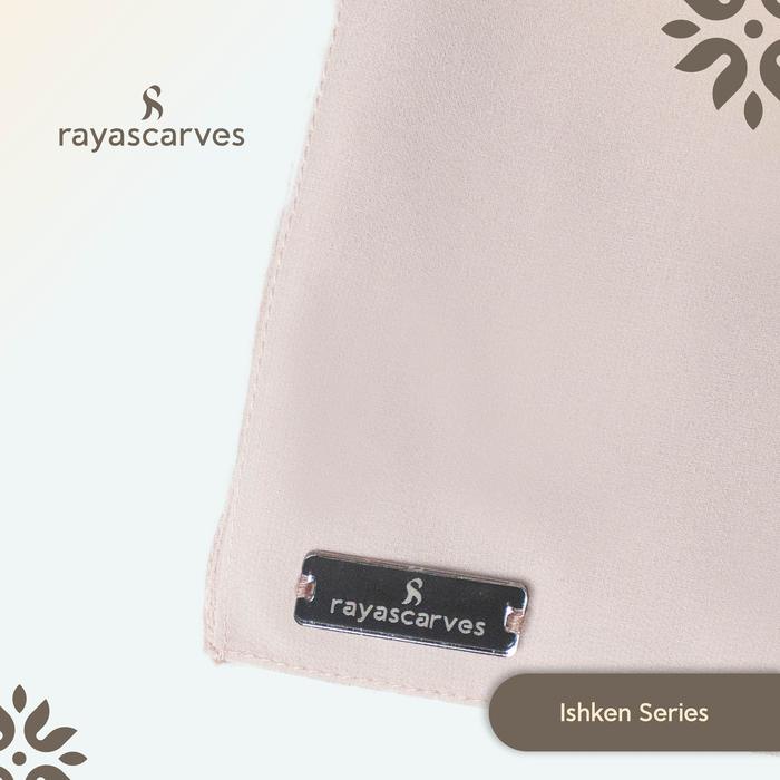 New Rayascarves - Ishken Pashmina Instant 2 In 1 - Pashmina Inner Ceruty - Inner Ciput Tali Rayon