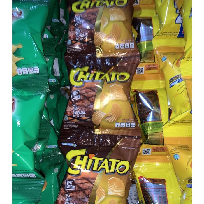 

JTTOP" CHITATO SAPI PANGGANG 15GR 15 GR 1 RENCENG ISI 10 SACHET X 15 GRAM
