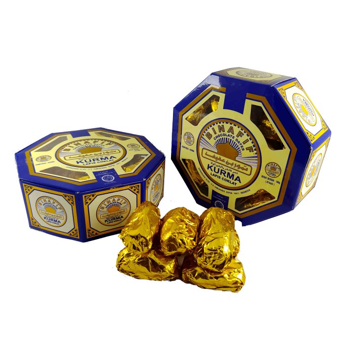 

Coklat Kurma Lapis Coklat Bin Afif Chocolate Dates isi 20 Cokelat