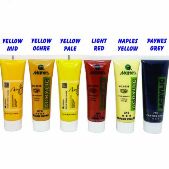 

PROMO SPECIAL MARIES ACRYLIC COLOUR 30ML /CAT AKRILIK MARIES 30ML -PART 2-