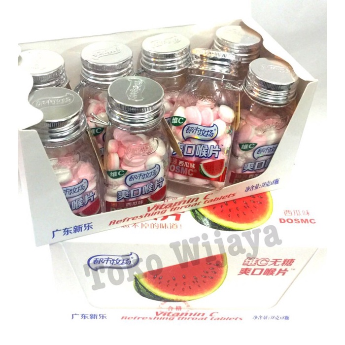 

JTTOP" PERMEN BUAH DOSMC RASA SEMANGKA / VIT C