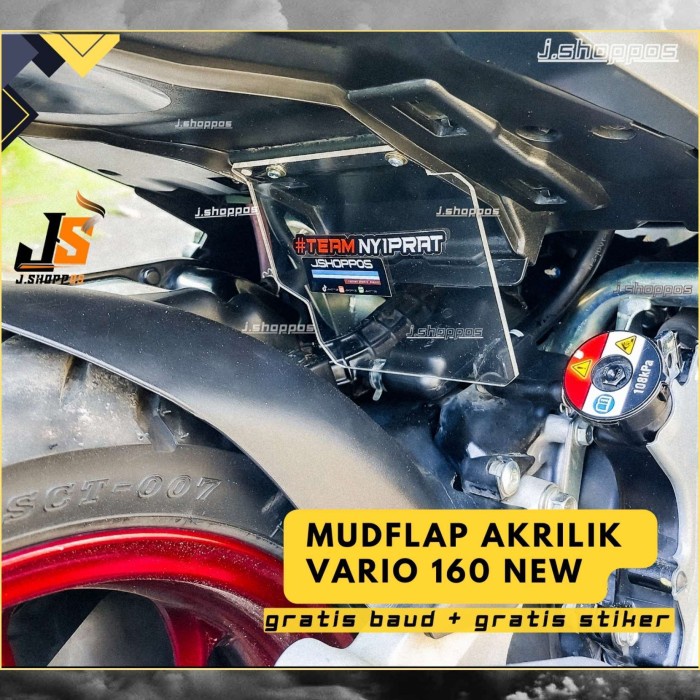 

KOMPLIT MUDFLAP AKRILIK VARIO 160 NEW