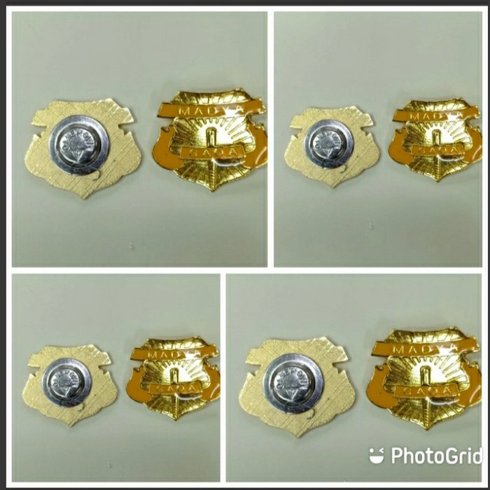 JTTOP" PIN GADA MADYA PIN MADYA GADA PIN SECURITY PIN SATPAM MAGNET