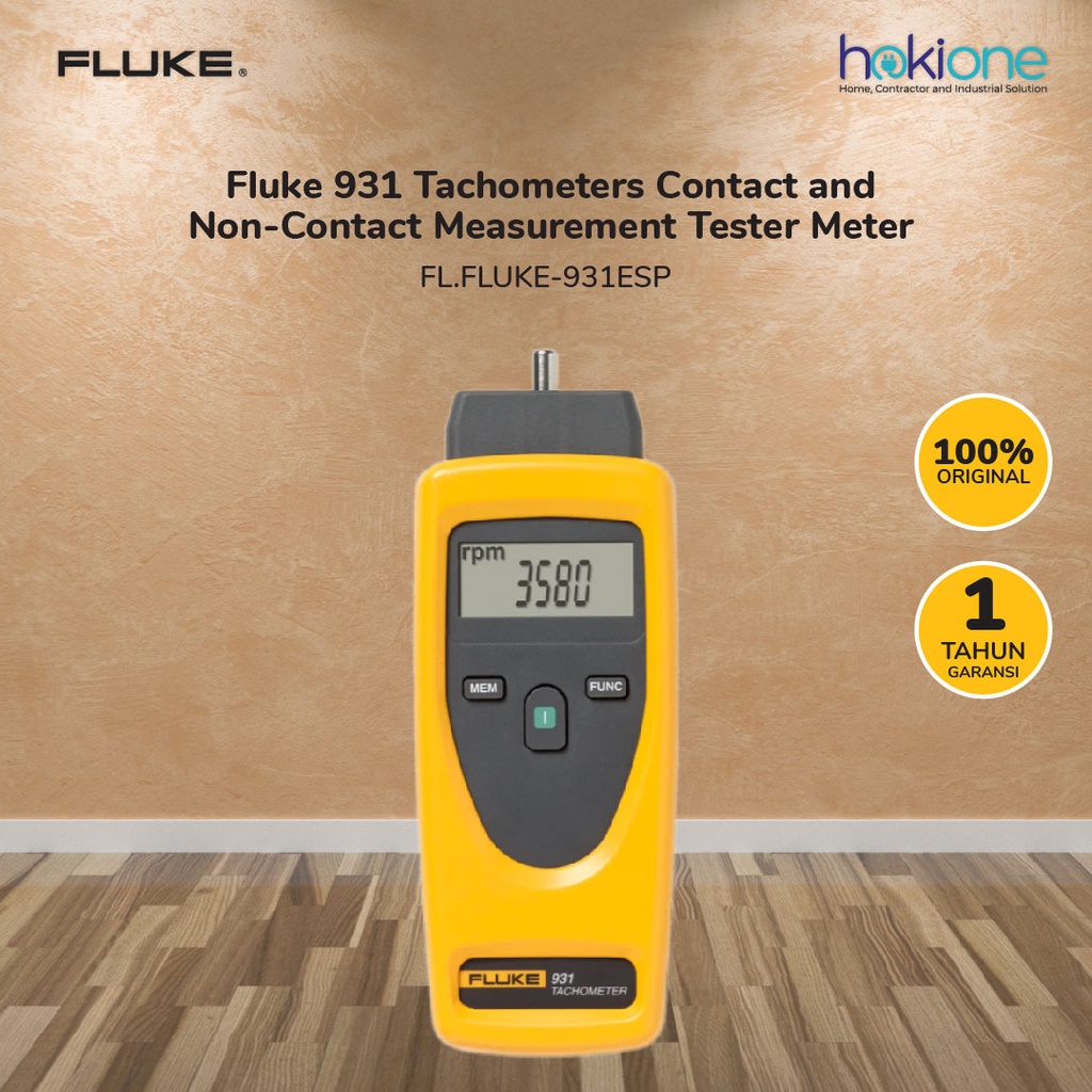 FLUKE 931 Contact and Non-Contact Tachometers - FLUKE-931 ESP