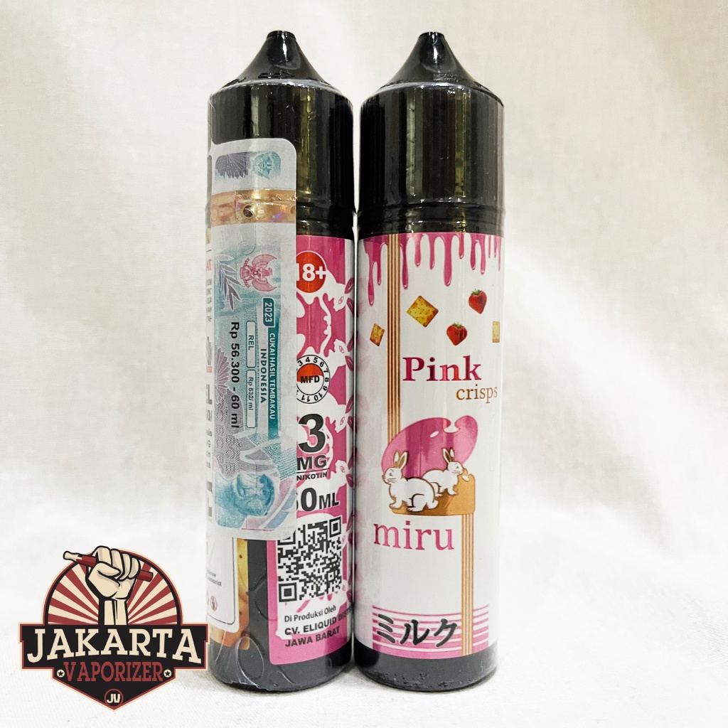 MIRU PINK CRISPS 60ML 3MG 6MG BY JOZOJO WE!!