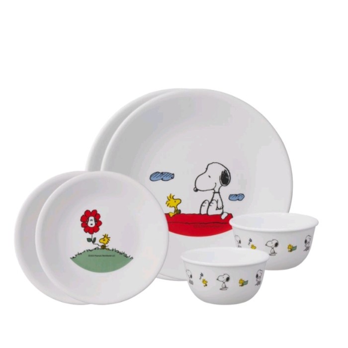 Corelle 6 pcs Dinner Set - Snoopy Home