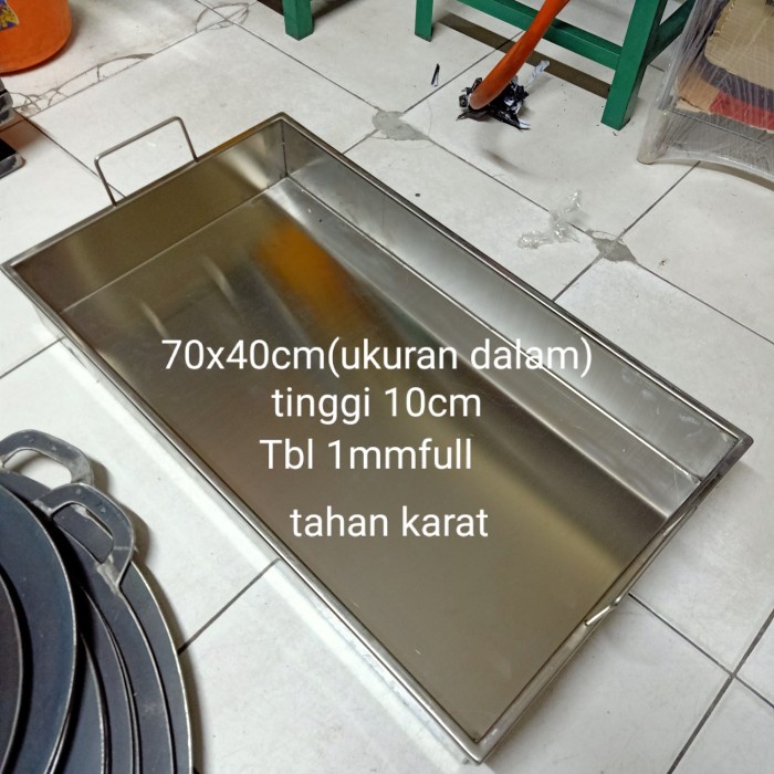 wajan penggorengan stainless jumbo