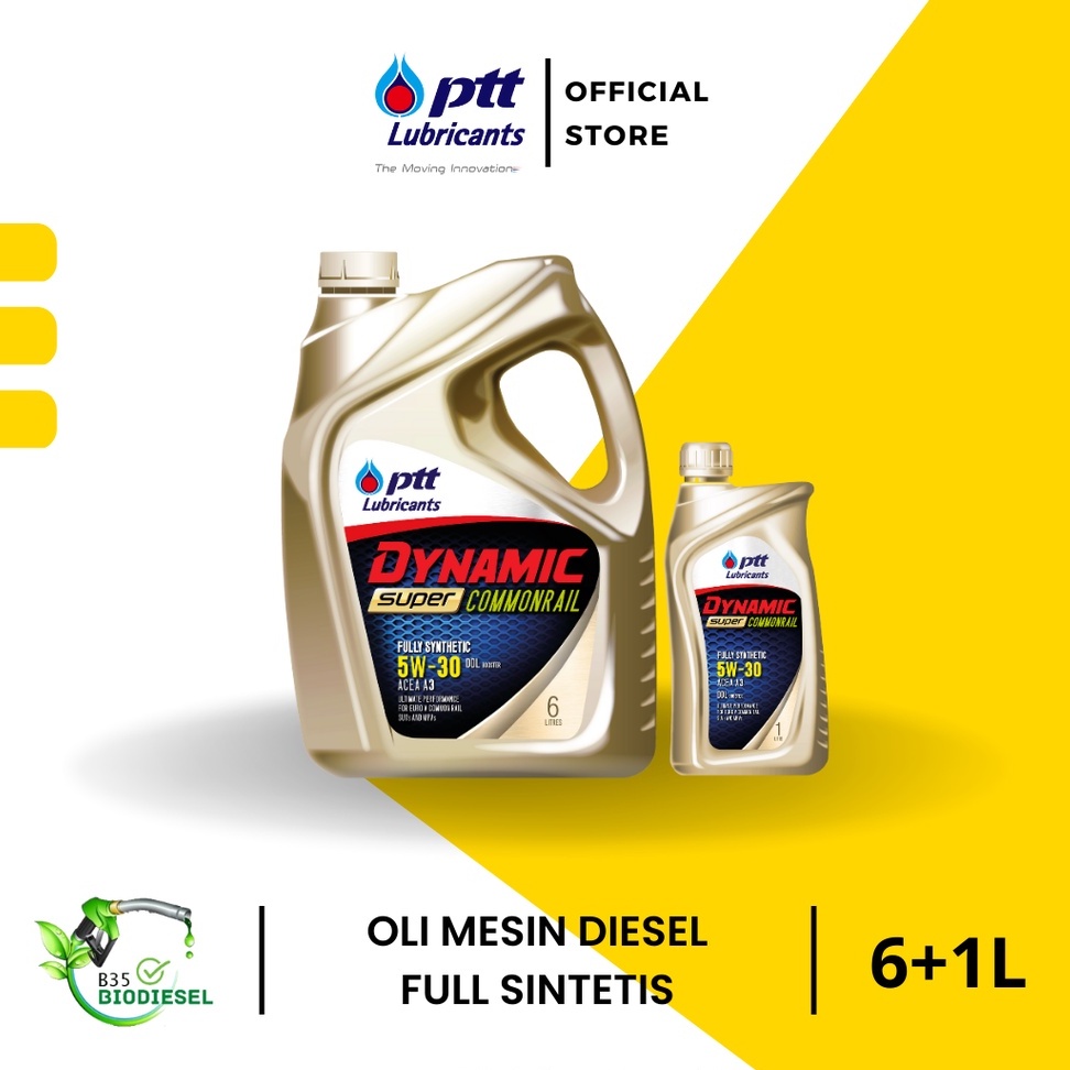 PTT Lubricants Dynamic Super Commonrail SAE 5W-30 ACEA C3-16 [6+1L]