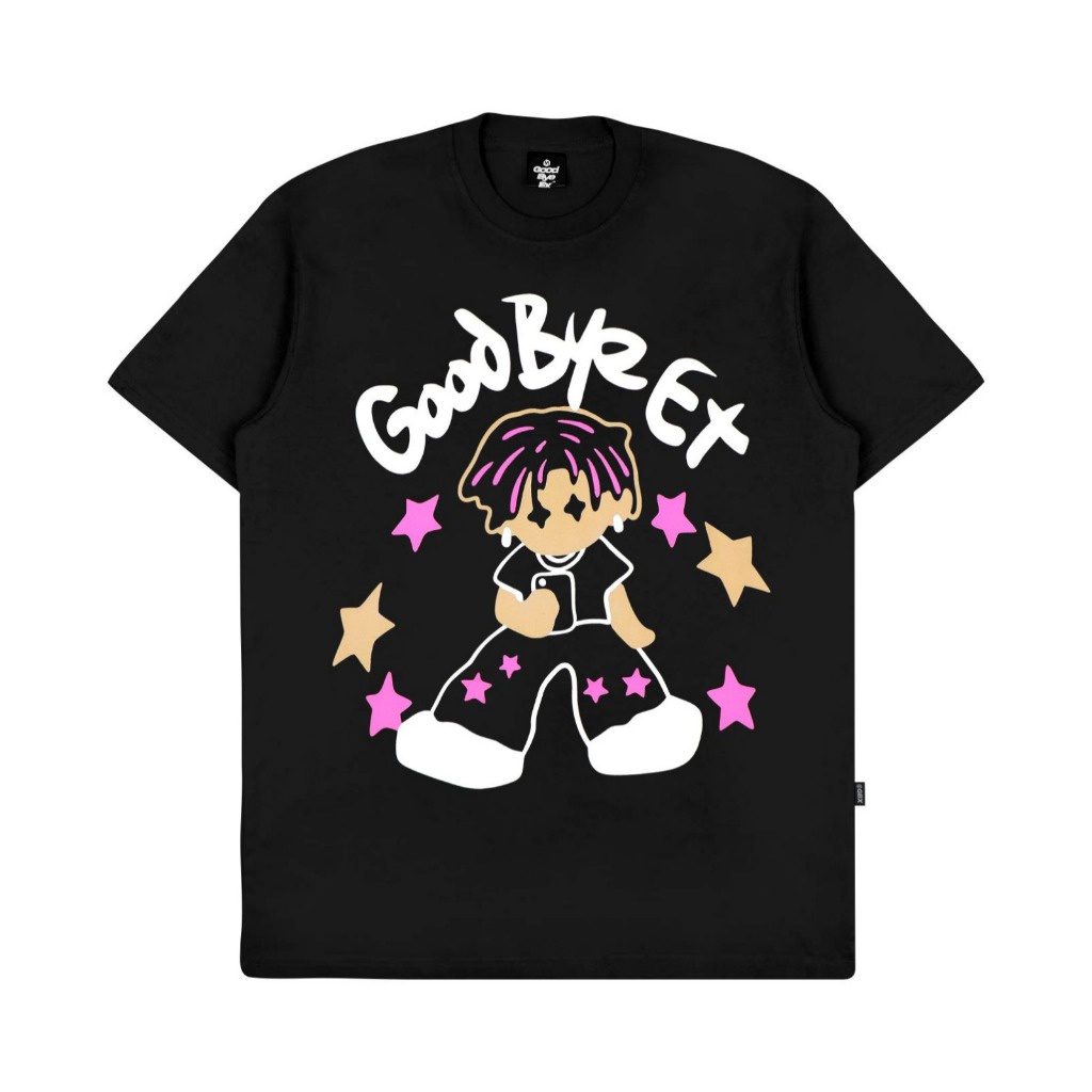 GOOD BYE EX - Tshirt Cotton 24s Mirror Selfie Black