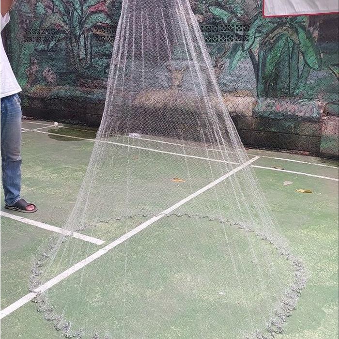 Kualitas Terjamin Jala Ikan, Jala Lempar 2,5 Meter Bahan Senar Siap Pakai, Jala Udang, Jala Sungai,