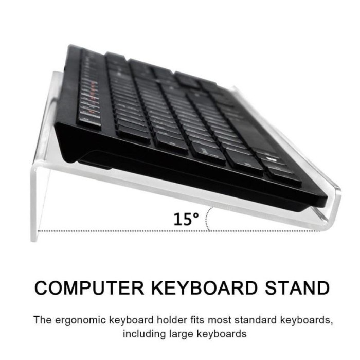 

DISKON Acrylic Keyboard Stand - Alas Peninggi Keyboard Case Akrilik