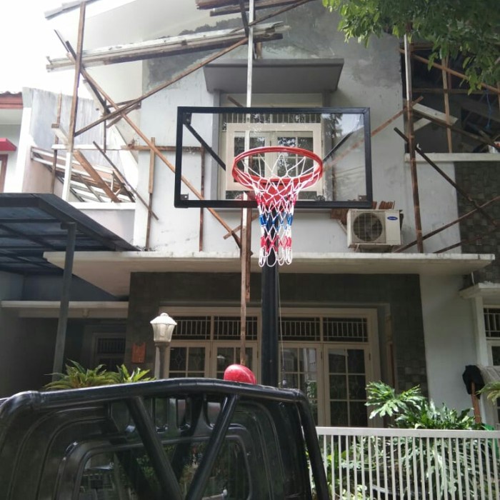 

EKSLUSIF Ring Basket Tiang Basket Tanam akrilik 12 mm uk 80x120 cm