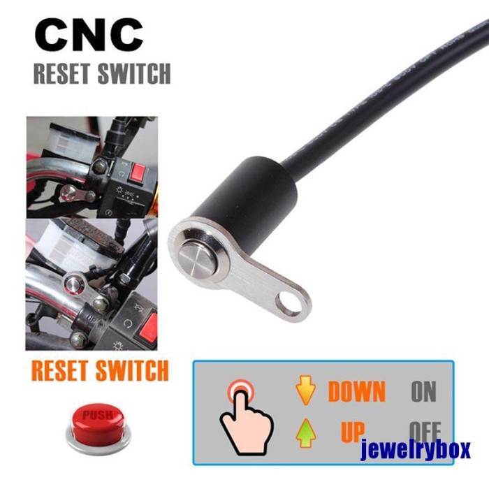 (Jewelrybox) Saklar Switch On-Off 12V Anti Air Untuk Setang Motor