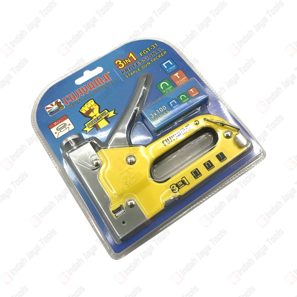 

Fujiyama FGT-31 Staples Gun Tacker 3 in 1 - Stapler Jok Tembak Hekter Manual