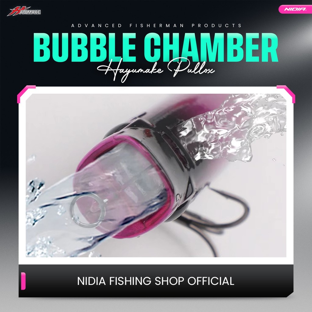 Umpan Pancing Popping Hayumake PULLOX Umpan Casting Ultralight Mini Popper