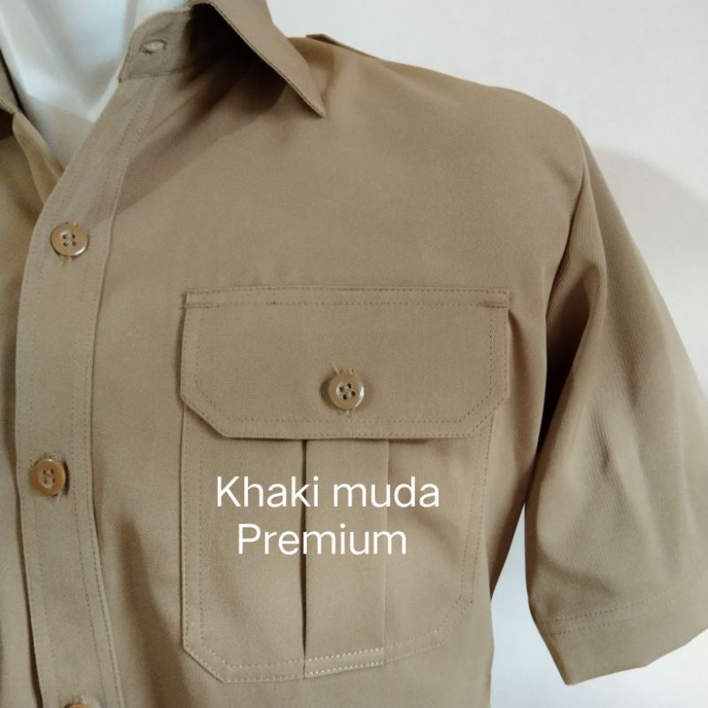 Murah [Bisa Cod] Atasan Seragam Pns Pria Pemda Pdh Baju Kerja Size Jumbo