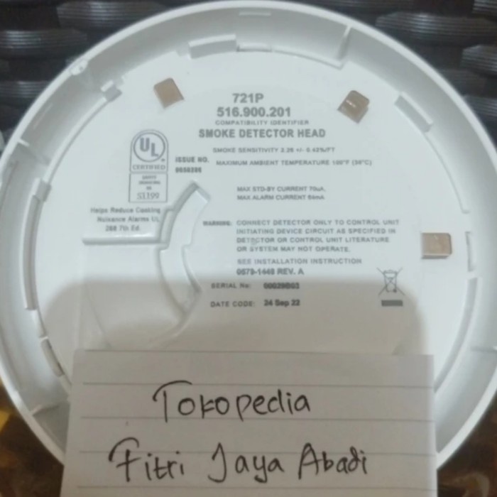 SMOKE DETECTOR SIMPLEX TYCO 721P +BASE TYCO 721P SIMPLEX SMOKE