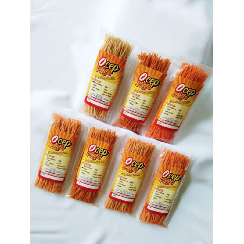 

Mie lidi paket 20 bungkus 9 varian rasa / mie lidi ocep snack WE!