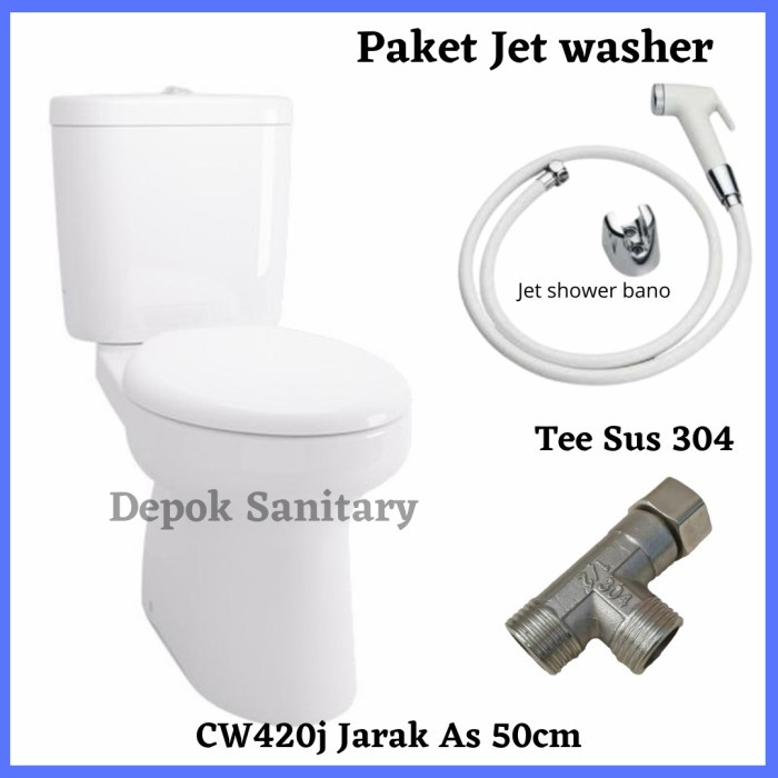 TERLARIS Closet duduk toto cw420j/ kloset duduk toto/closet/closet toto/kloset