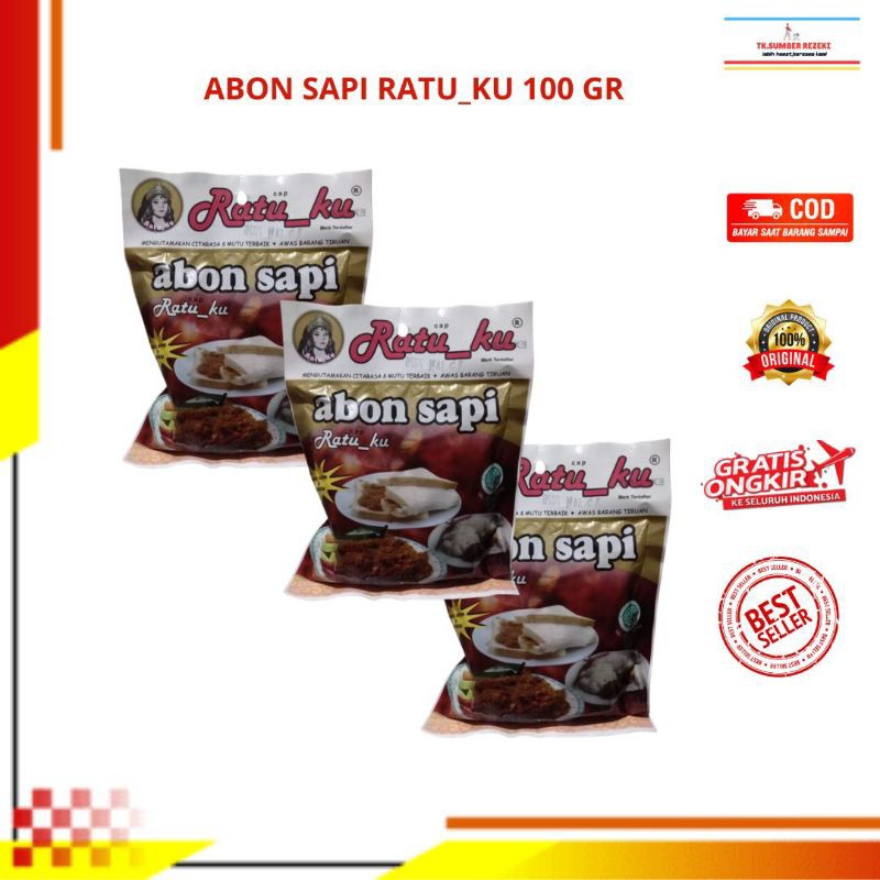 

Abon Sapi Ratu_Ku Isi 3 Pcs x 100 Gr PROMO MURAH /[PAKET HEMAT] Abon Sapi Ratu_ku 3 X 100 Gr PROMO