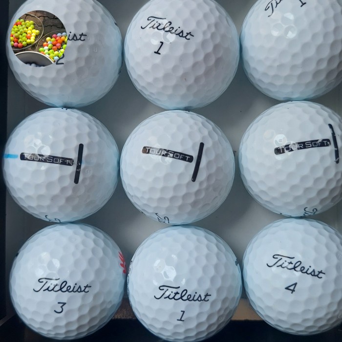Bola Golf titleist Tour soft