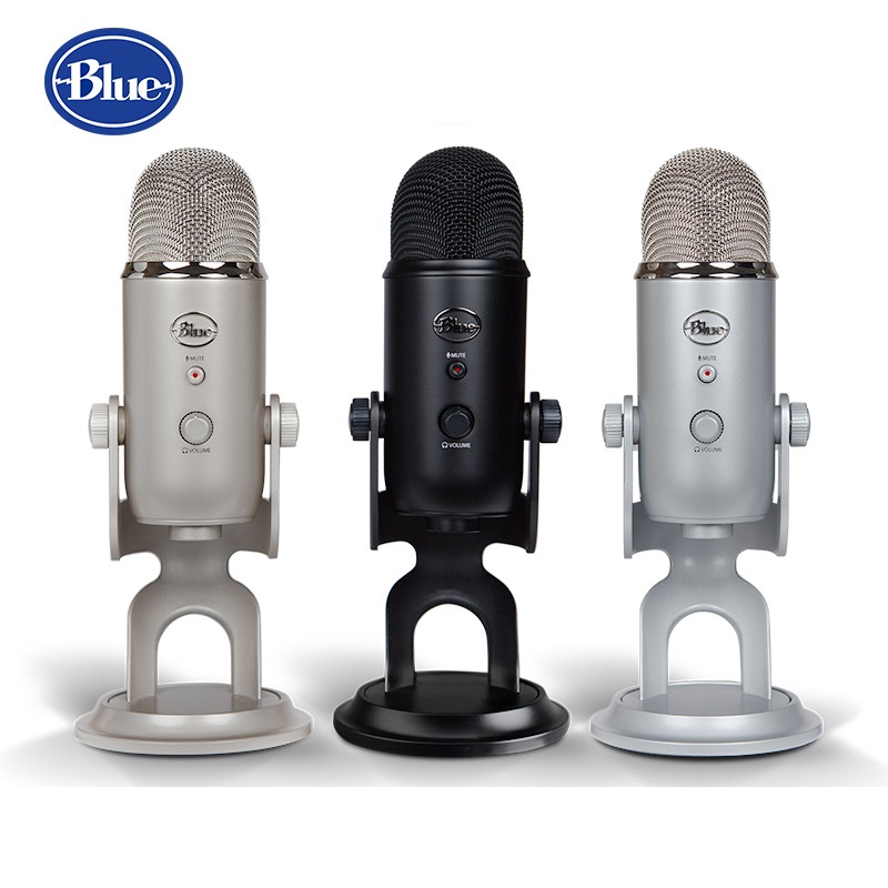 Original Blue Yeti Condenser Microphone USB Noise Reduction Professional Recording Live Broadcast An