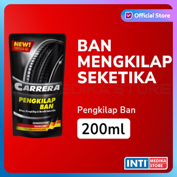 CARRERA - Semir Pengkilap Ban Penghitam Ban Mobil Motor