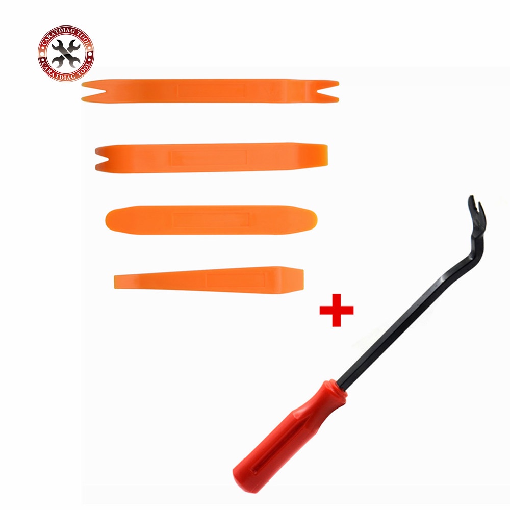 Car Fastener Removal Tool Plastic Trim Dash Removal Rivet Clips Car Door Panel Installer Cover Pry