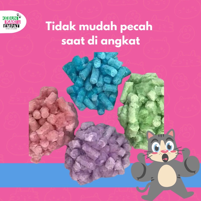 

Promo Kitcat Soya Clump 7Lt Cat Litter Pellet Kedelai Pengganti Pasir Kucing Terlaris