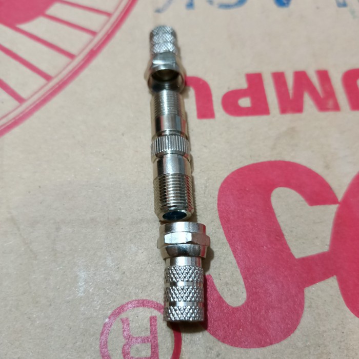 JTTOP" JACK L DRAT PENYAMBUNG KABEL TV ANTENA KONEKTOR L DRAT BESI