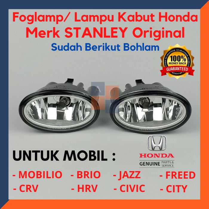 Oto- Foglamp Mobilio/ Lampu Kabut Honda Brio/ Foglamp Honda ORI STANLEY